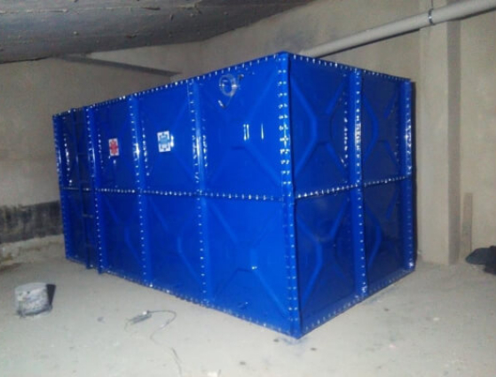 OUR PRODUCTION OF CUSTOM COATED PRISMATIC MODULAR WATER TANK HAS STARTED