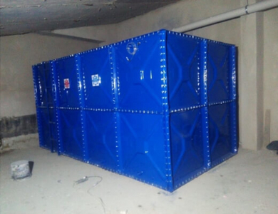 OUR PRODUCTION OF CUSTOM COATED PRISMATIC MODULAR WATER TANK HAS STARTED